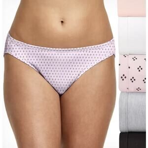 Hanes Women's XS 5-Pack Ultimate ComfortSoft Stretch Bikini Briefs J7-56